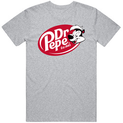 Dr Pepe Le Pew Grey Tee Unisex Classic Vintage T Shirt