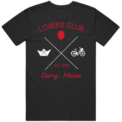 Losers Club Derry Maine It Pennywise Stephen King Horror Movie Novel Fan Vintage T Shirt Losers Club Derry Maine It Pennywise Stephen King Horror Movie Novel Fan Vintage T Shirt
