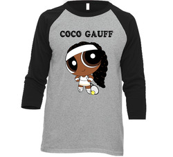 Coco Gauff Us Tennis Player Breakout Star Tennis Lovers Raglan Vintage Raglan 3/4 Sleeve Shirt Coco Gauff Us Tennis Player Breakout Star Tennis Lovers Raglan Vintage Raglan 3/4 Sleeve Shirt