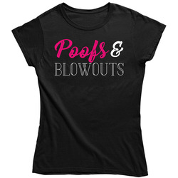 Poofs And Blowouts Jersey Shore Mtv Reality Tv Show Fan Vintage Ladies T Shirt Poofs And Blowouts Jersey Shore Mtv Reality Tv Show Fan Vintage Ladies T Shirt