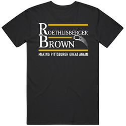 Ben Roethlisberger Antonio Brown For President Pittsburgh Football Duo Fan Vintage T Shirt Ben Roethlisberger Antonio Brown For President Pittsburgh Football Duo Fan Vintage T Shirt