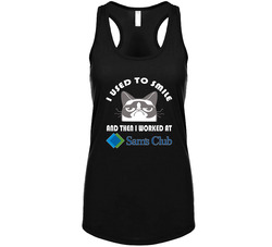 Sam's Club I Used To Smile Then I Worked There Funny Occupation Vintage Tanktop Sam's Club I Used To Smile Then I Worked There Funny Occupation Vintage Tanktop