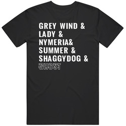 Game Of Thrones Direwolf Names Vintage T Shirt Game Of Thrones Direwolf Names Vintage T Shirt