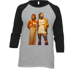 Cheech And Chong Hippy Vintage Stoner Weed Raglan Vintage Raglan 3/4 Sleeve Shirt Cheech And Chong Hippy Vintage Stoner Weed Raglan Vintage Raglan 3/4 Sleeve Shirt