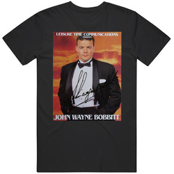 John Bobbitt Severed Johnson Guy Adult Film Star Fan Vintage T Shirt John Bobbitt Severed Johnson Guy Adult Film Star Fan Vintage T Shirt
