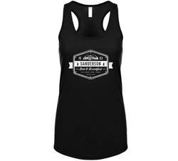 Sanderson Sisters Bed And Breakfast Hocus Pocus Halloween Movie Worn Look Ladies Racerback Tantktop Vintage Tanktop