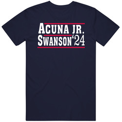Acuna Jr. Swanson For President 2024 Vintage T Shirt