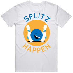 Splitz Happen Bowling Team Vintage T Shirt Splitz Happen Bowling Team Vintage T Shirt