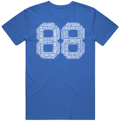 Los Angeles Lad Baseball 1988 World Series Champions Retro Roster Sports Fan Vintage T Shirt Los Angeles Lad Baseball 1988 World Series Champions Retro Roster Sports Fan Vintage T Shirt