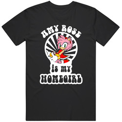 Amy Rose Is My Homegirl Popular Sonic Video Game Character Fan Vintage T Shirt Amy Rose Is My Homegirl Popular Sonic Video Game Character Fan Vintage T Shirt
