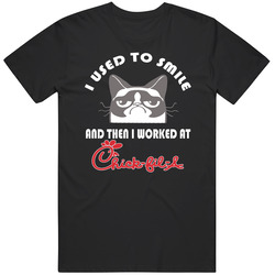 Chick-fil-a I Used To Smile Then I Worked There Funny Occupation Vintage T Shirt Chick-fil-a I Used To Smile Then I Worked There Funny Occupation Vintage T Shirt