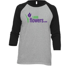 1-800 Flowers Com Nasdaq Company Logo Employee Fan Raglan Vintage Raglan 3/4 Sleeve Shirt 1-800 Flowers Com Nasdaq Company Logo Employee Fan Raglan Vintage Raglan 3/4 Sleeve Shirt