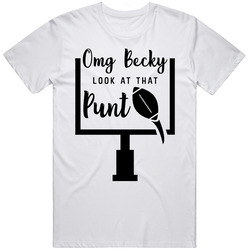 Omg Becky Look At That Punt Pun Football Vintage T Shirt Omg Becky Look At That Punt Pun Football Vintage T Shirt