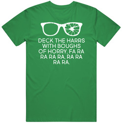 Deck The Harrs Christmas Story Retro Movie Quote Broken Glasses Vintage T Shirt Deck The Harrs Christmas Story Retro Movie Quote Broken Glasses Vintage T Shirt