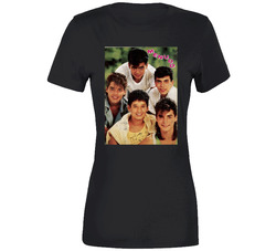 Menudo Popular Latino 70s Boy Band Retro Poster Fan Premium Vintage Ladies T Shirt Menudo Popular Latino 70s Boy Band Retro Poster Fan Premium Vintage Ladies T Shirt