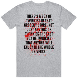 Last Box Of Twinkies Zombieland Funny Movie Quote Bloody Gory Fan Vintage T Shirt Last Box Of Twinkies Zombieland Funny Movie Quote Bloody Gory Fan Vintage T Shirt