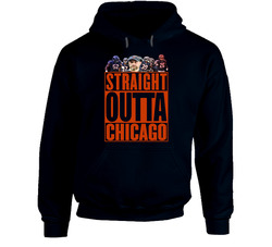 Straight Outta Chicago Coach Players Chicago Football Fan Vintage Hoodie Straight Outta Chicago Coach Players Chicago Football Fan Vintage Hoodie