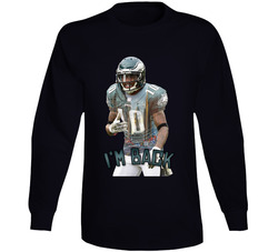 Desean Jackson Philadelphia Football I'm Back Fan Vintage Long Sleeve T Shirt Desean Jackson Philadelphia Football I'm Back Fan Vintage Long Sleeve T Shirt
