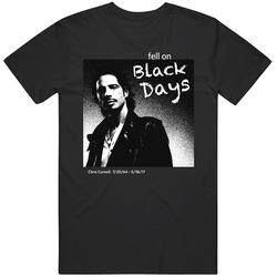 Chris Cornell Tribute 3 - Classic Black Unisex Classic Vintage T Shirt Chris Cornell Tribute 3 - Classic Black Unisex Classic Vintage T Shirt
