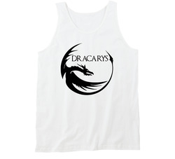 Dracarys Dragon Fire Game Of Thrones Tv Show Fan Vintage Tanktop