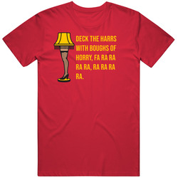 Deck The Harrs Christmas Story Retro Movie Quote Leg Lamp Vintage T Shirt Deck The Harrs Christmas Story Retro Movie Quote Leg Lamp Vintage T Shirt