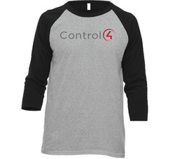 Control4 Corporation Nasdaq Company Logo Employee Fan Raglan Vintage Raglan 3/4 Sleeve Shirt Control4 Corporation Nasdaq Company Logo Employee Fan Raglan Vintage Raglan 3/4 Sleeve Shirt