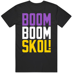 Boom Boom Skol Minnesota Football Chant Fight Song Fan Vintage T Shirt Boom Boom Skol Minnesota Football Chant Fight Song Fan Vintage T Shirt