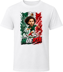 Cesar Huerta Mexico Soccer Caricature 2026 World Cup T Shirt Cesar Huerta Mexico Soccer Caricature 2026 World Cup T Shirt
