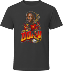 Jeremy Doku Belgium Fan T Shirt Jeremy Doku Belgium Fan T Shirt