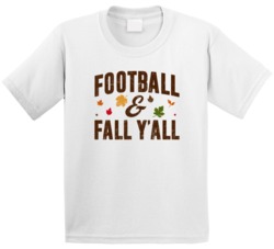Football And Fall Y'all Spots Season Fan Kids T Shirt Football And Fall Y'all Spots Season Fan Kids T Shirt