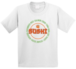 Sushi Ingredients Recipe Funny Japanese Food Fan Kids T Shirt Sushi Ingredients Recipe Funny Japanese Food Fan Kids T Shirt