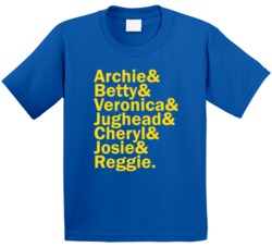 Archie Betty Veronica Jughead Cheryl Josie Riverdale And Name List Tv Archie Betty Veronica Jughead Cheryl Josie Riverdale And Name List Tv