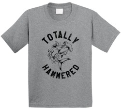 Totally Hammered Hammerhead Drunk Party Shark Week Fan Kids T Shirt Totally Hammered Hammerhead Drunk Party Shark Week Fan Kids T Shirt