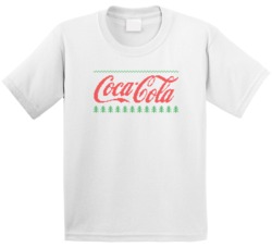Coca Cola Logo Ugly Sweater Knitted Stitched Look Christmas Gift Kids Coca Cola Logo Ugly Sweater Knitted Stitched Look Christmas Gift Kids