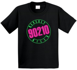 Beverly Hills 90210 Retro Vintge Tv Show Logo Fan Kids T Shirt Beverly Hills 90210 Retro Vintge Tv Show Logo Fan Kids T Shirt
