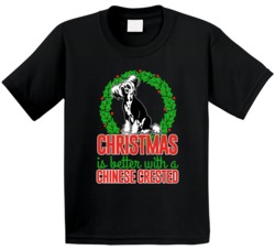 Christmas Is Better With A Chinese Crested Holiday Custom Dog Breed Gi Christmas Is Better With A Chinese Crested Holiday Custom Dog Breed Gi