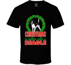 Christmas Is Better With A Beagle Cute Holiday Custom Dog Breed Lover Christmas Is Better With A Beagle Cute Holiday Custom Dog Breed Lover