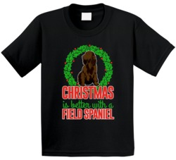 Christmas Is Better With A Field Spaniel Holiday Custom Dog Breed Gift Christmas Is Better With A Field Spaniel Holiday Custom Dog Breed Gift