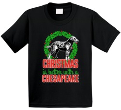 Christmas Is Better With A Chesapeake Retreiver Holiday Custom Dog Bre Christmas Is Better With A Chesapeake Retreiver Holiday Custom Dog Bre