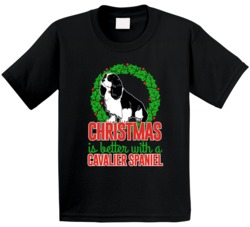 Christmas Is Better With A Cavalier Spaniel Cute Holiday Custom Dog Br Christmas Is Better With A Cavalier Spaniel Cute Holiday Custom Dog Br