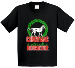 Christmas Is Better With A Retriever Holiday Custom Dog Breed Gift Kid Christmas Is Better With A Retriever Holiday Custom Dog Breed Gift Kid