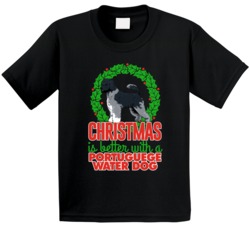 Christmas Is Better With A Portuguese Waterdog Holiday Custom Dog Bree Christmas Is Better With A Portuguese Waterdog Holiday Custom Dog Bree