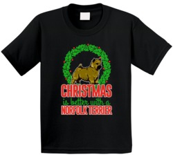 Christmas Is Better With A Norfolk Terrier Holiday Custom Dog Breed Gi Christmas Is Better With A Norfolk Terrier Holiday Custom Dog Breed Gi