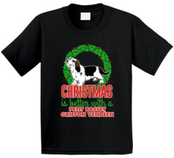 Christmas Is Better With A Petit Basset Griffon Vendeen Holiday Custom Christmas Is Better With A Petit Basset Griffon Vendeen Holiday Custom