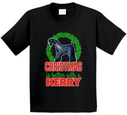 Christmas Is Better With A Kerry Blue Terrier Cute Holiday Custom Dog Christmas Is Better With A Kerry Blue Terrier Cute Holiday Custom Dog