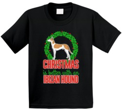 Christmas Is Better With An Ibizan Hound Holiday Custom Dog Breed Gift Christmas Is Better With An Ibizan Hound Holiday Custom Dog Breed Gift