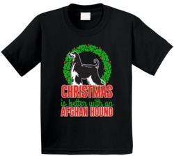 Christmas Is Better With An Afghan Hound Cute Holiday Custom Dog Breed Christmas Is Better With An Afghan Hound Cute Holiday Custom Dog Breed