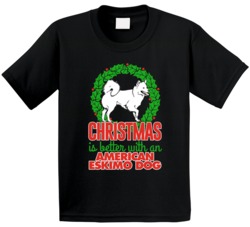 Christmas Is Better With An American Eskimo Holiday Custom Dog Breed G Christmas Is Better With An American Eskimo Holiday Custom Dog Breed G