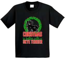 Christmas Is Better With A Skye Terrier Holiday Custom Dog Breed Gift Christmas Is Better With A Skye Terrier Holiday Custom Dog Breed Gift
