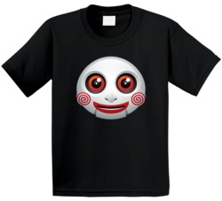 Saw Jigsaw Scary Clown Face Mask Horror Movie Halloween Kids T Shirt Saw Jigsaw Scary Clown Face Mask Horror Movie Halloween Kids T Shirt